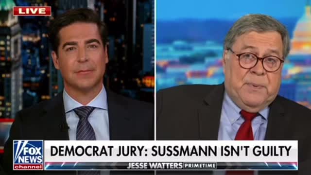 Bill Barr- “Cases like this take time to build. They occur step by step in secrecy.”
