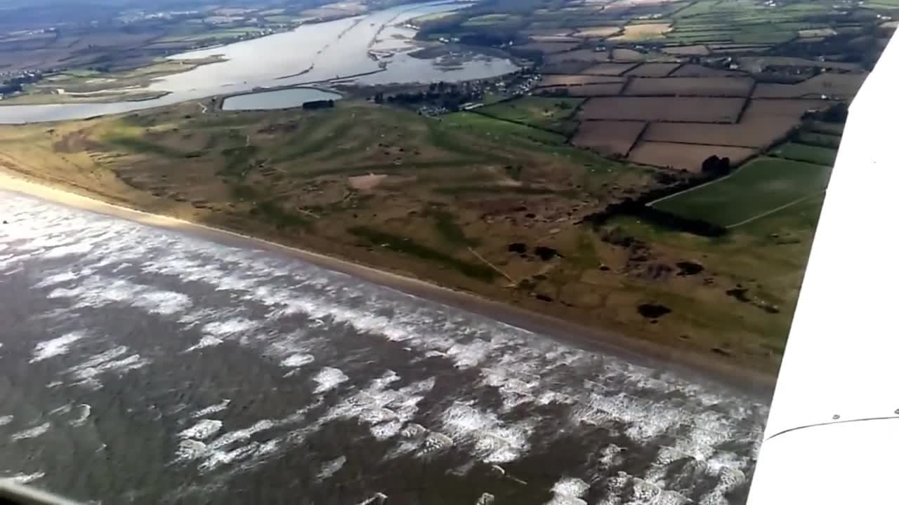 Aerial view of the Irish landscape - HD