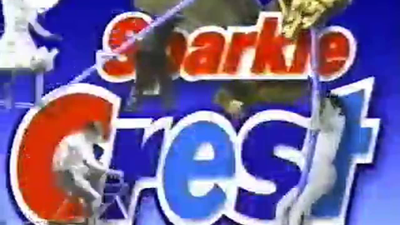 Toothpaste Sparkle crest - Advert