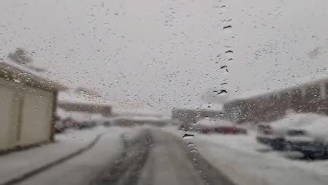 Surviving a Slippery Winter Storm | Intense Drive-Thru Experience