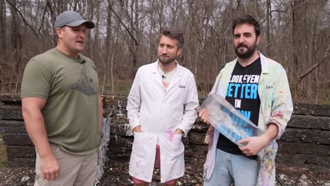 Elephant Rifle Annihilates Ballistic Gel at 82,000FPS - The Slow Mo Guys @KentuckyBallistics