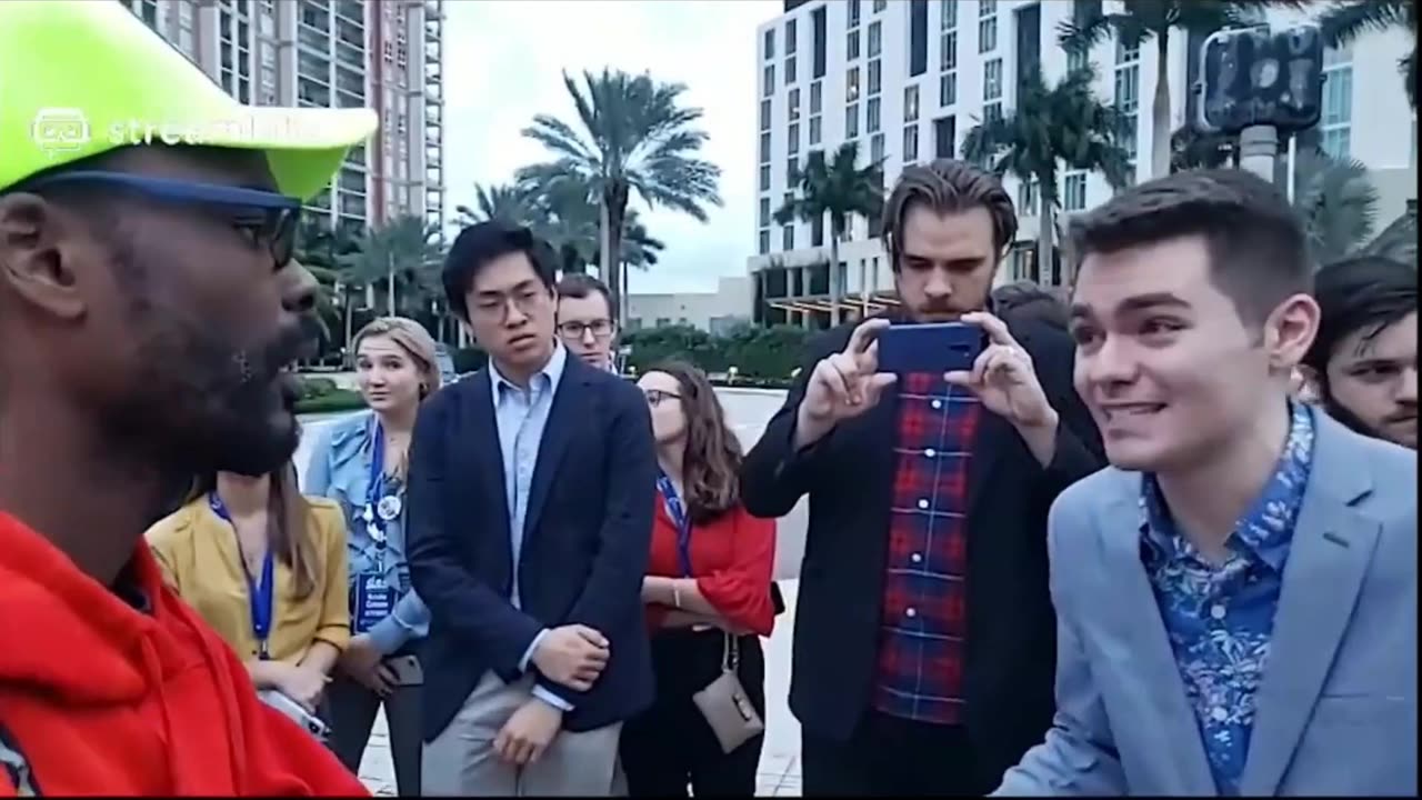 NICK FUENTES CONFRONTS BEN SHAPIRO IRL