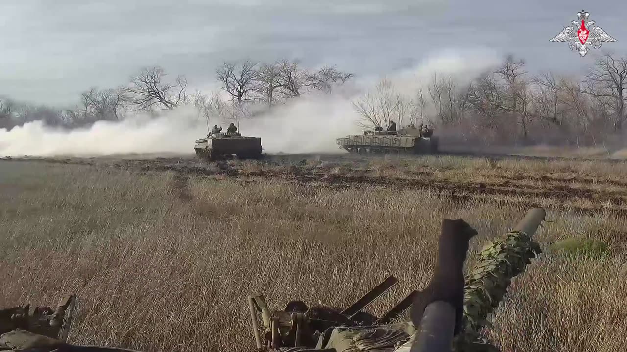 Russian Far Eastern Units Utilising T-80 BV & BMP-3 near Novomikhailovka