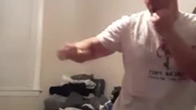 Just Practicing Some Sparring Techniques