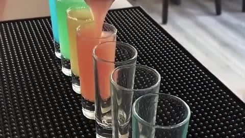 Colorful wine glasses