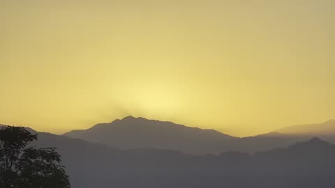 OUTSTANDING SUNRISING LIVE VIEW FROM NEPAL