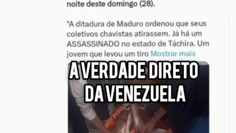 A MENTIRA DA GLOBO FACÇÃO E A VERDADE DIRETO DA VENEZUELA.