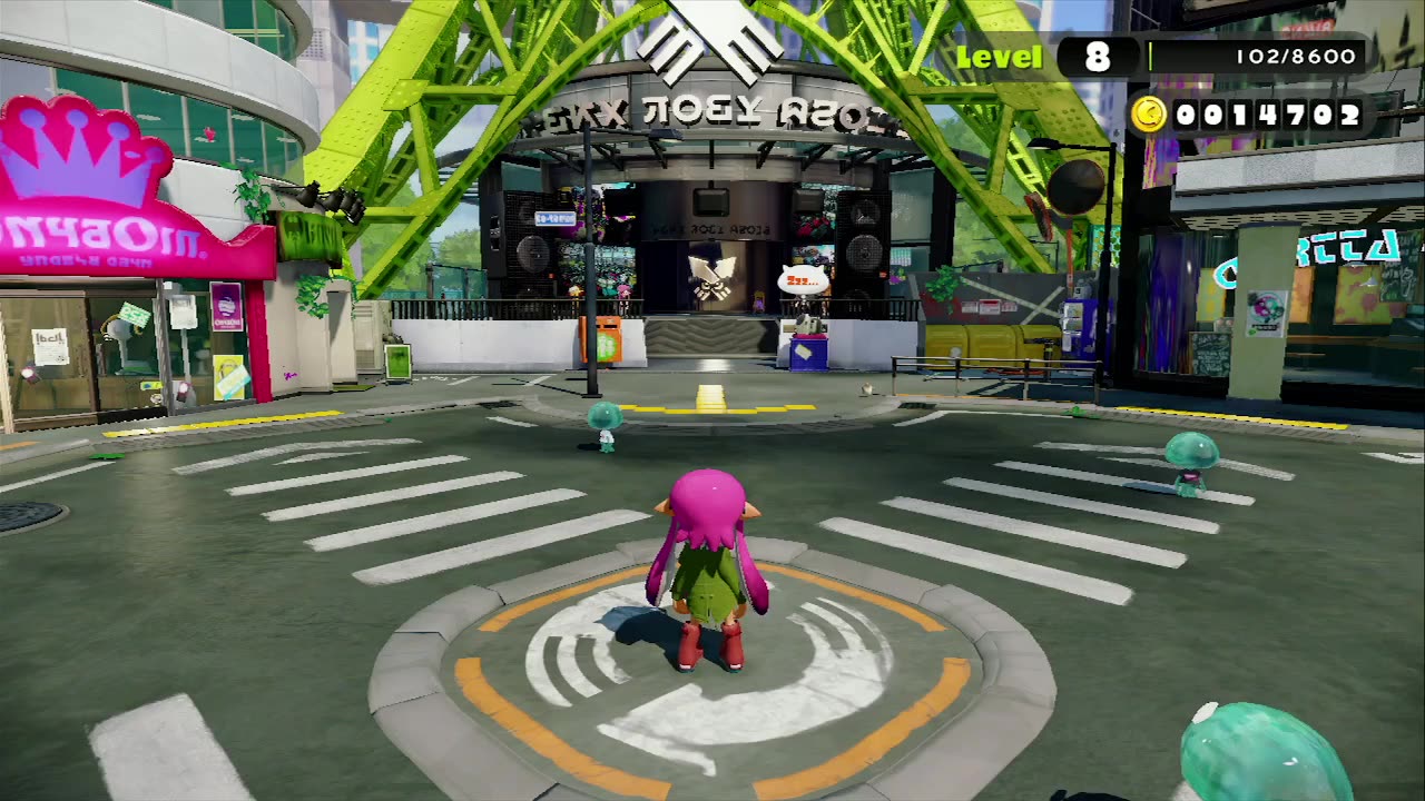 Splatoon online matches