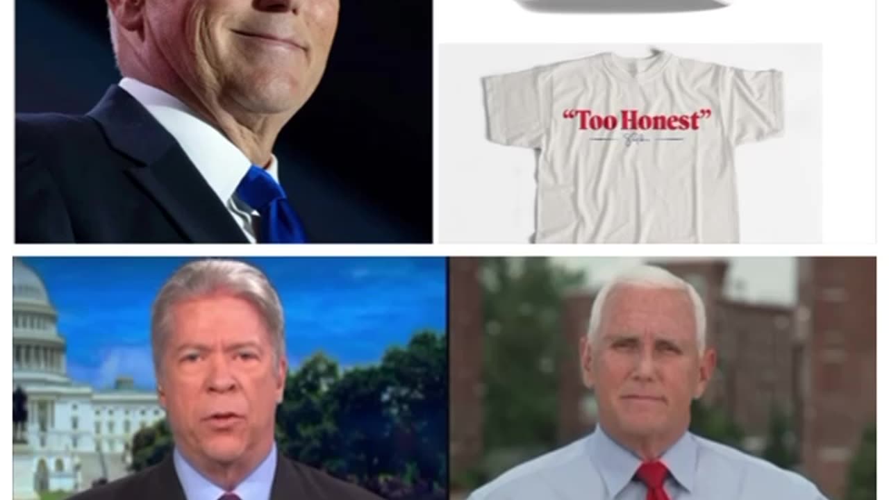 How Awful... Turncoat Liar Mike Pence Launches "Too Honest" Merch for His Campaign