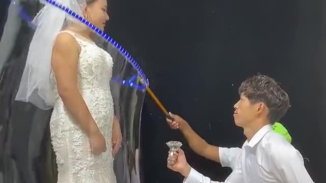 Funny Photography two bride