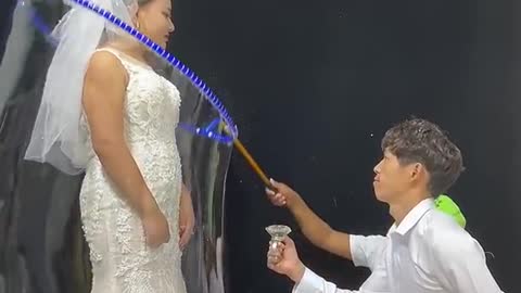 Funny Photography two bride