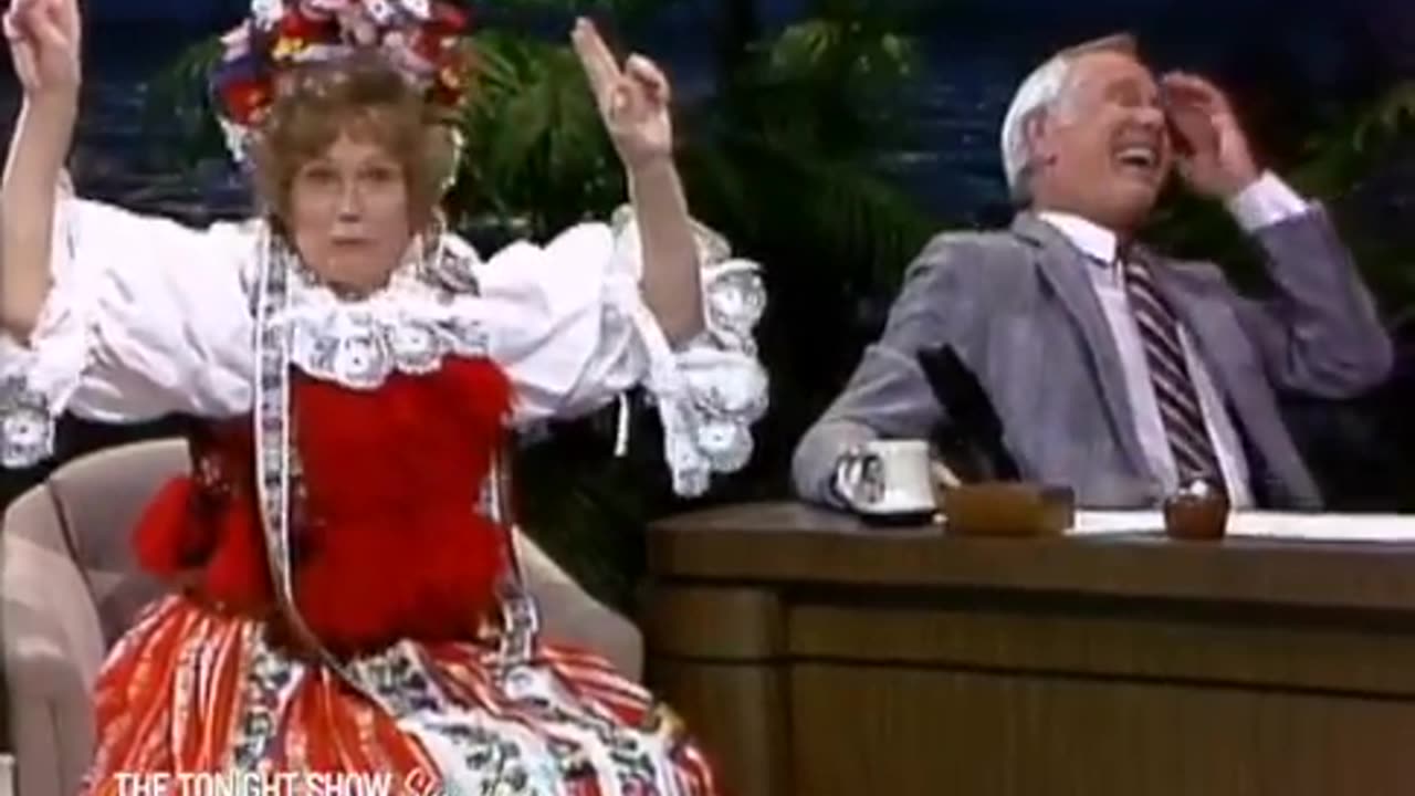 Vlasta Krsek the -Queen Of The Polka- Has Johnny Dying - Carson Tonight Show