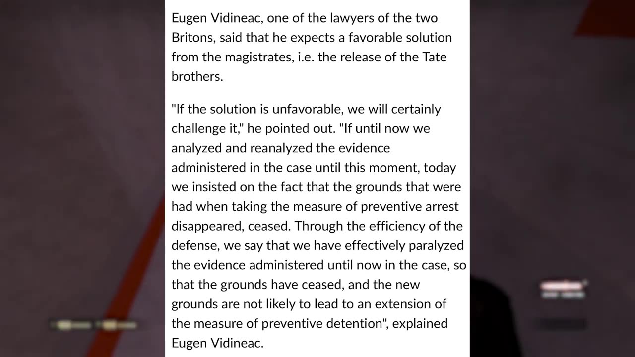 Andrew Tate Lawyer NEW Release Documents (Update)