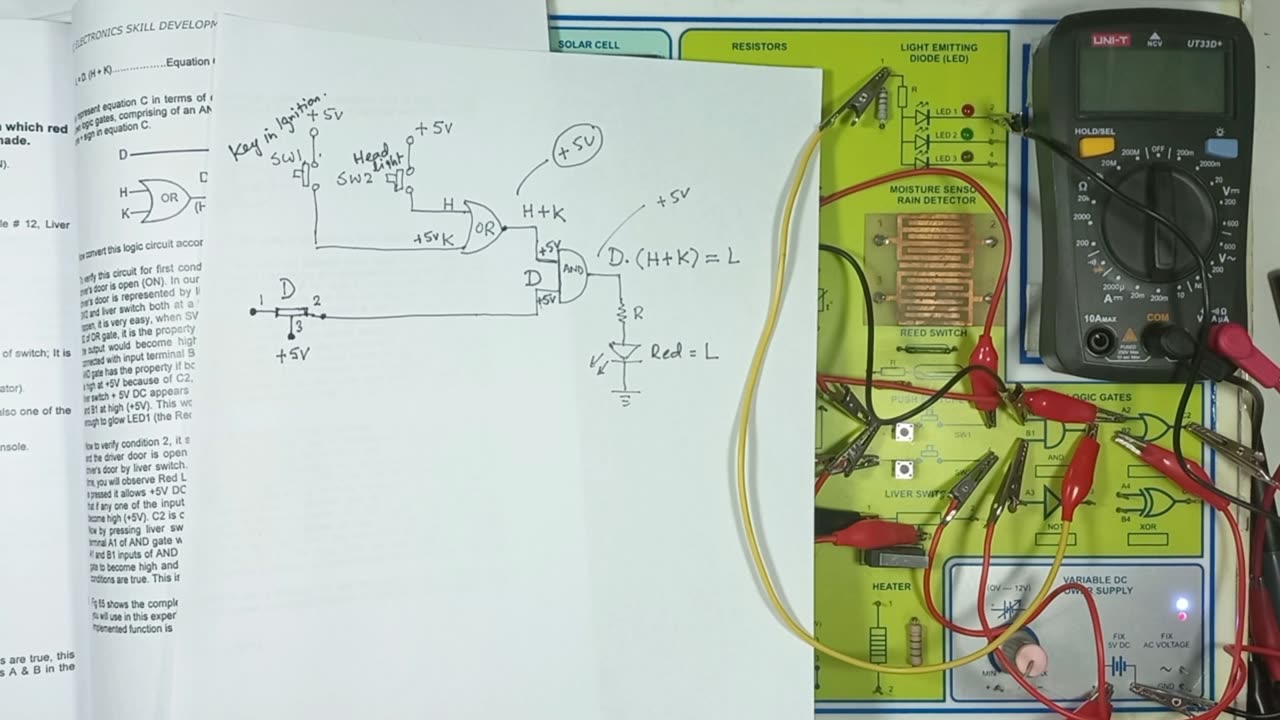 Digital logic design projects | Practical Boolean logic | Digital logic practical