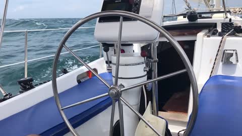 NC Passage Day Two Under Sail