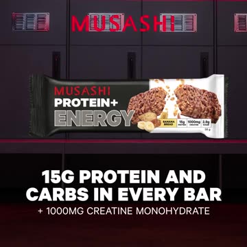 MUSASHI PROTEIN + ENERGY BAR