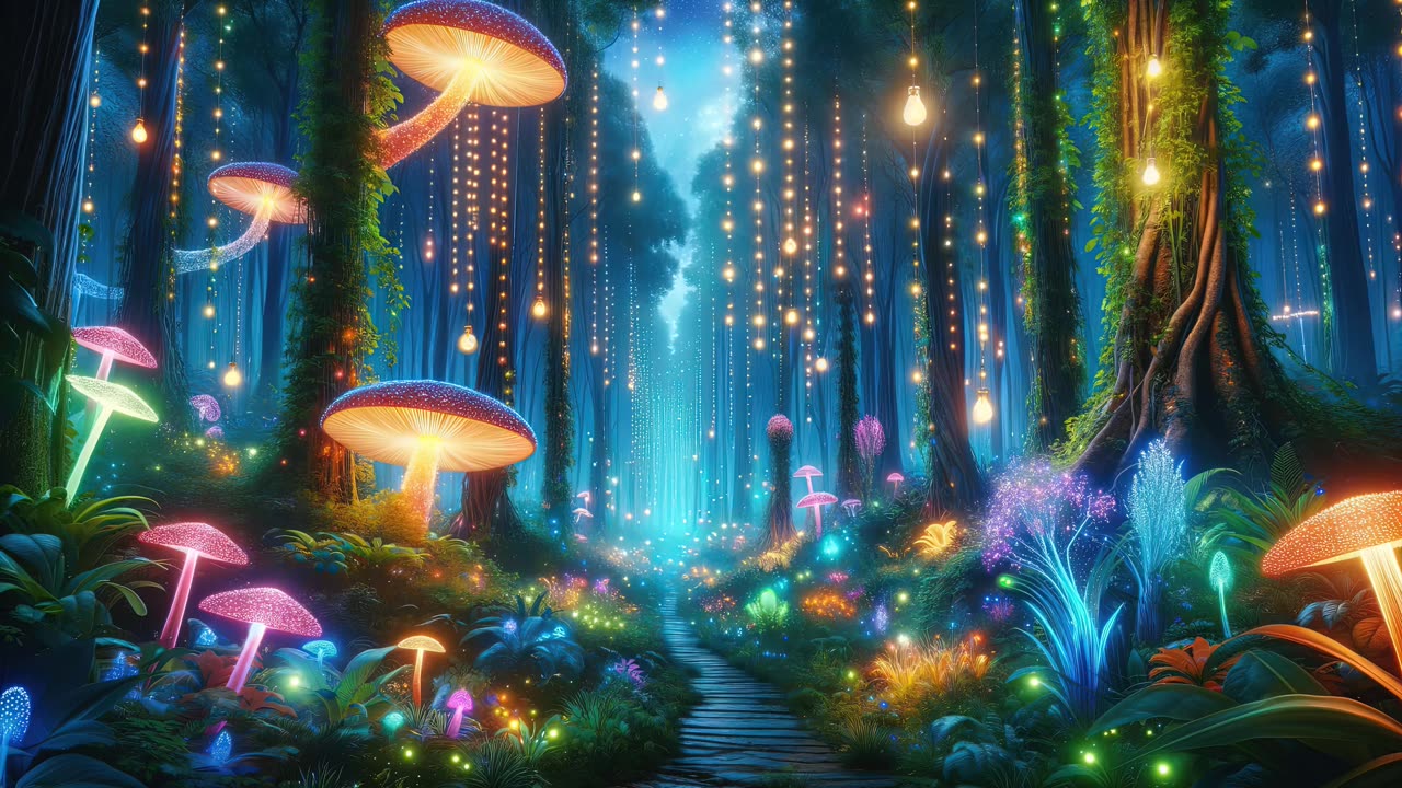 Enchanted Forest # 2 | AI Science Fiction and Fantasy Digital Art Lookbook | Fantasy Slideshow