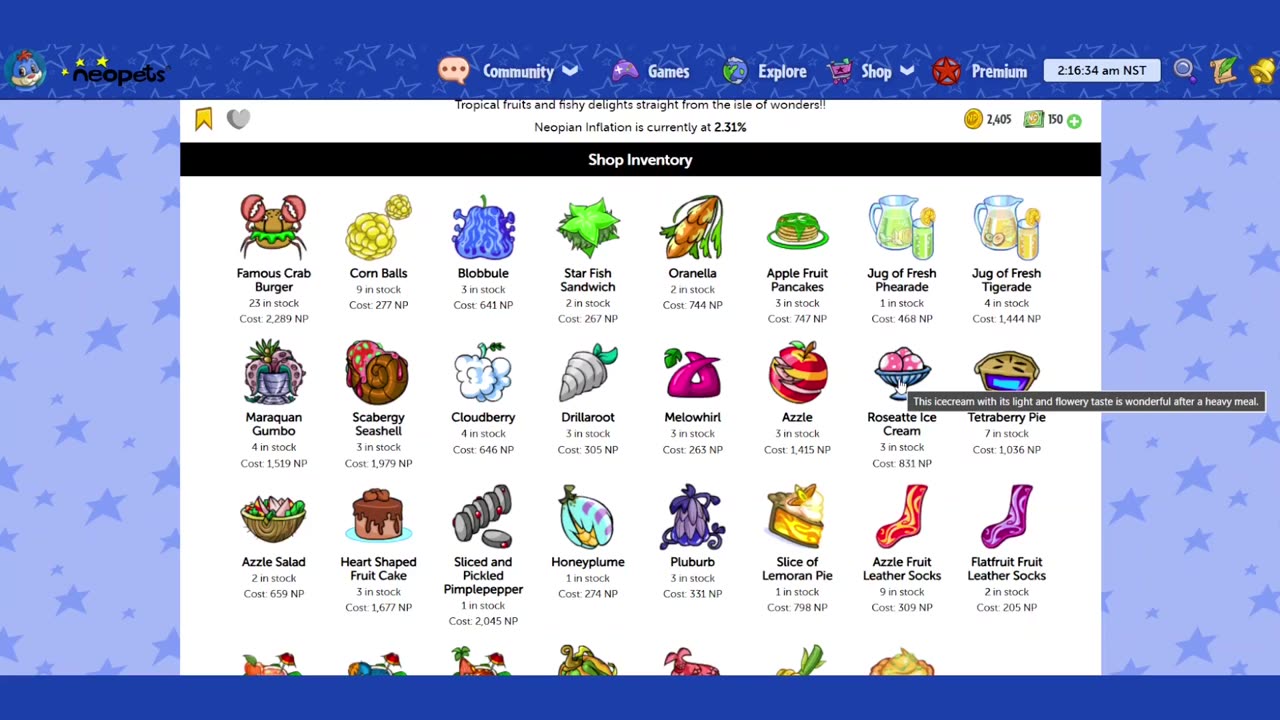 [Igloo Garage Sale] Neopets #4