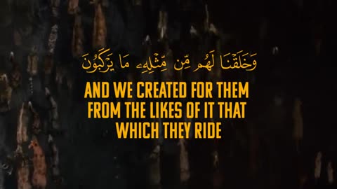 Surah Yaseen (41-44) , Visualization