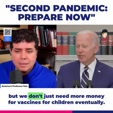 If You Have Not Heard.... Now, you have !!! 2nd Plandemic is in the works, per Joe Biden
