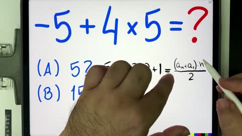 🤯 MATEMÁTICA BÁSICA DESBUGADA -5+4x5 = Essa todo mundo errou! O que é TERMIAL Você sabe