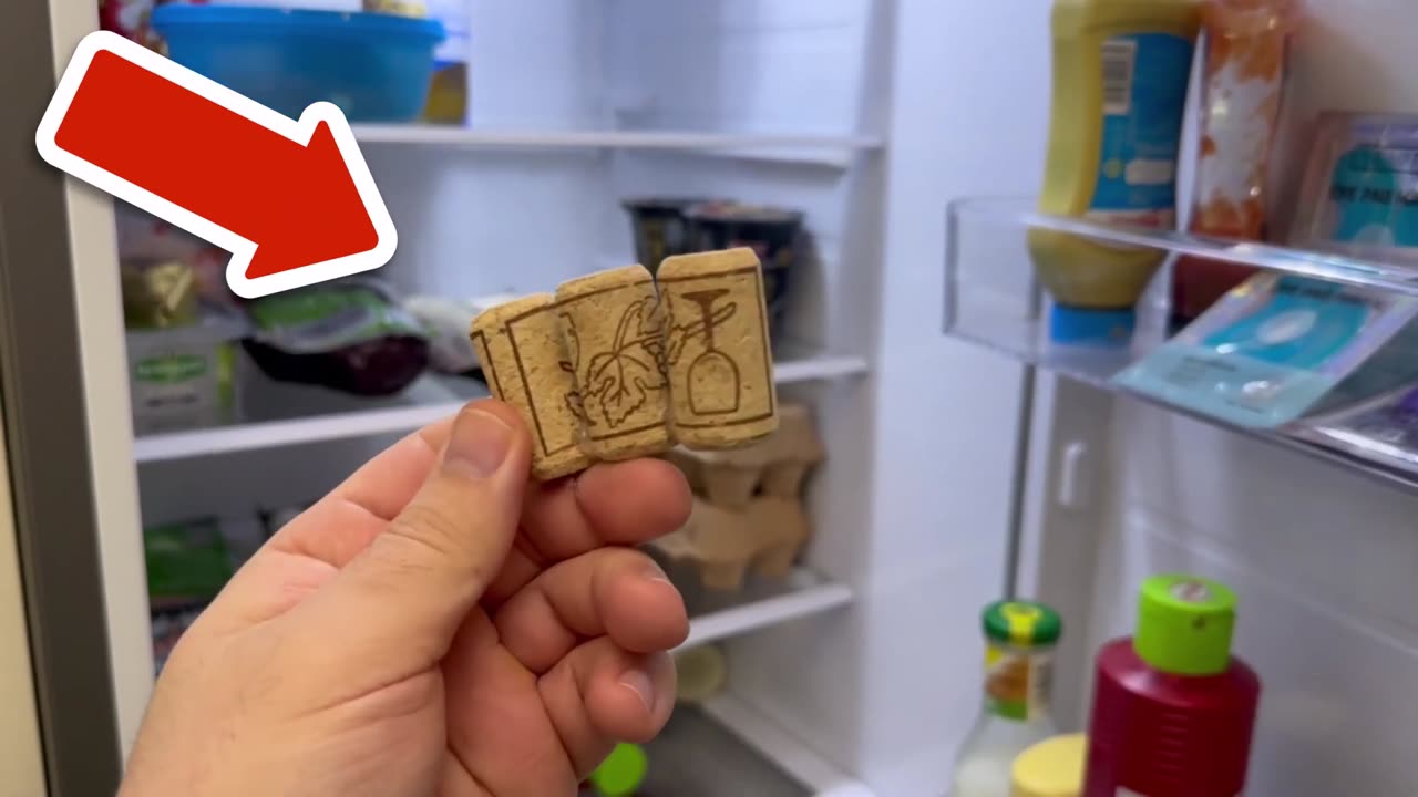 Put 1 Cork in the Fridge and WATCH WHAT HAPPENS💥(Genius Trick)🤯