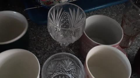 Various cups.