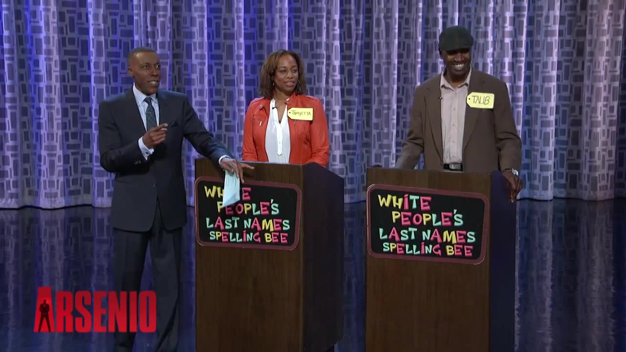 'Play The White People's Last Name Spelling Bee - The Arsenio Hall Show' - 2013