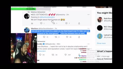 Part 2 - DJ Akademiks responds to More Blueface tweets and exposes him for cappin about money!