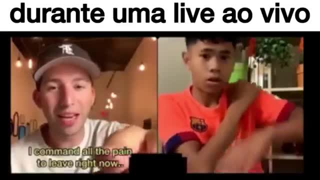 Deus curou na hora em live
