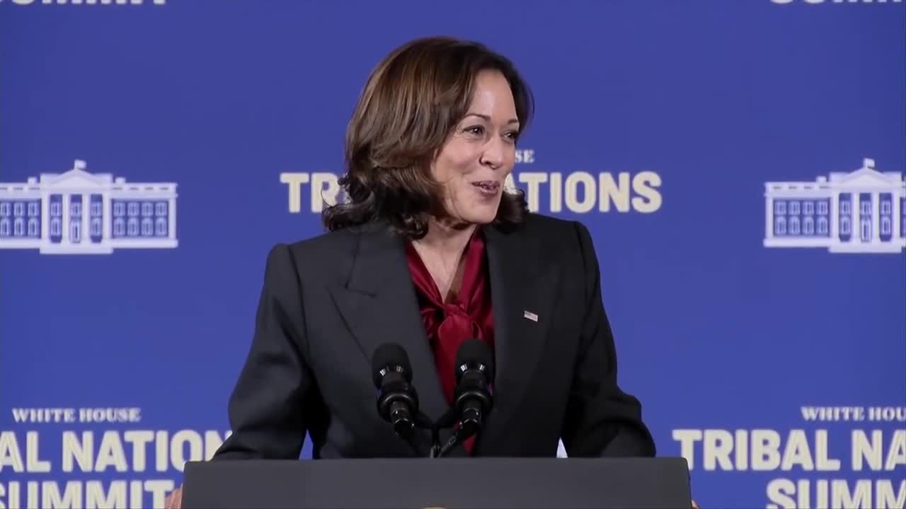 WATCH LIVE: Harris addresses White House Tribal Nations Summit in Washington, D.C.