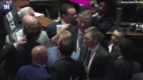 Tennessee House descends into chaos after Republicans end session on gun reform