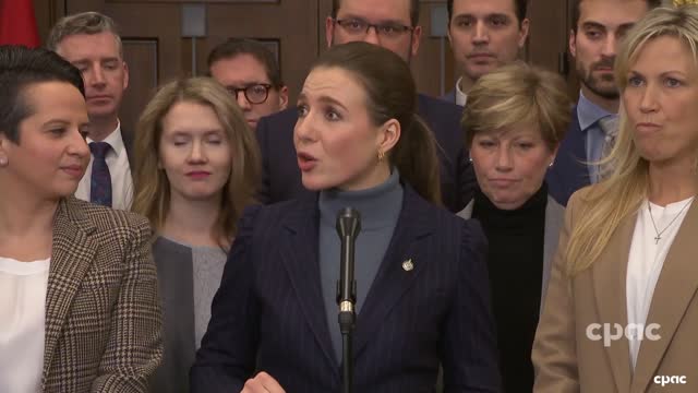 Canada: Raquel Dancho: Press Conference After Being Removed From The House of Commons