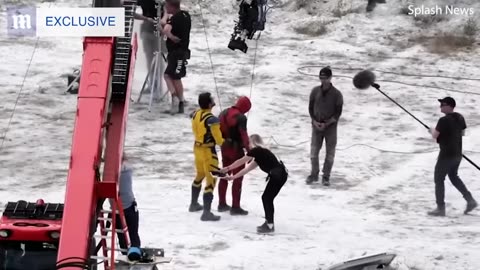 Deadpool 3 shooting set