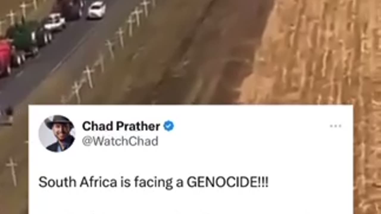 2of3 a clip of all white farmers murdered in Africa in the last few years.