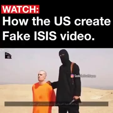 HOW THE US GOV CREATED A FAKE ISIS VIDEO