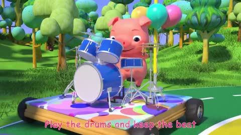 Come Join the Animal Band 🎶 - CoComelon Animal Time - Animal Nursery Rhymes