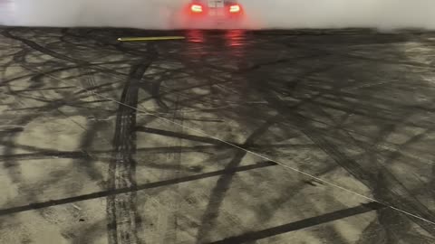 Hellcat burn out