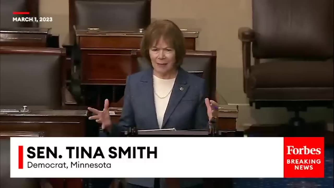 Tina Smith- ESG Opposition Is GOP's 'Latest Tool To Rip Us Apart'