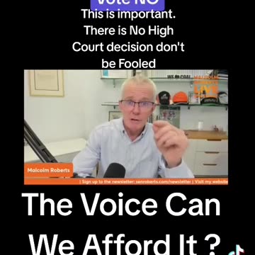 There Is No High Court Decision! Vote No!
