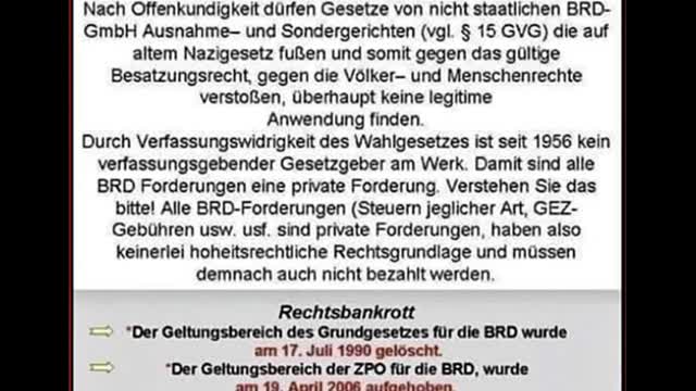 Deutschland eine Firma? Ein Betrugssystem ohne Rechte? Prüft selbst