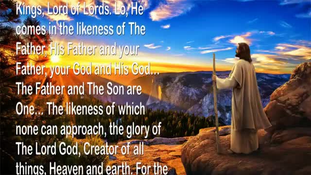 Father & Son are one... The Lamb becomes the Lion & The Savior the Judge 🎺 Trumpet Call of God