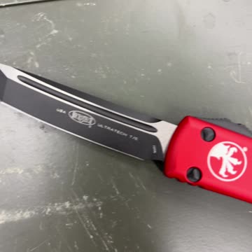 Microtech Ultratech T/E Contoured Red Standard #MicrotechUltratech