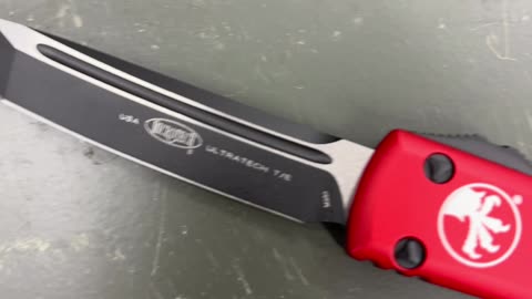 Microtech Ultratech T/E Contoured Red Standard #MicrotechUltratech