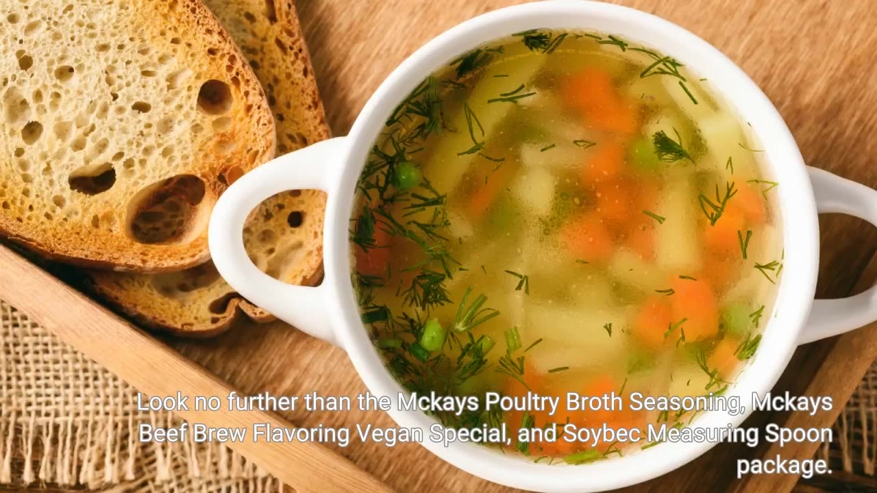 vegan chicken broth: Please Your Yearnings with Mckay's Chicken as well as Beef Broth Season...