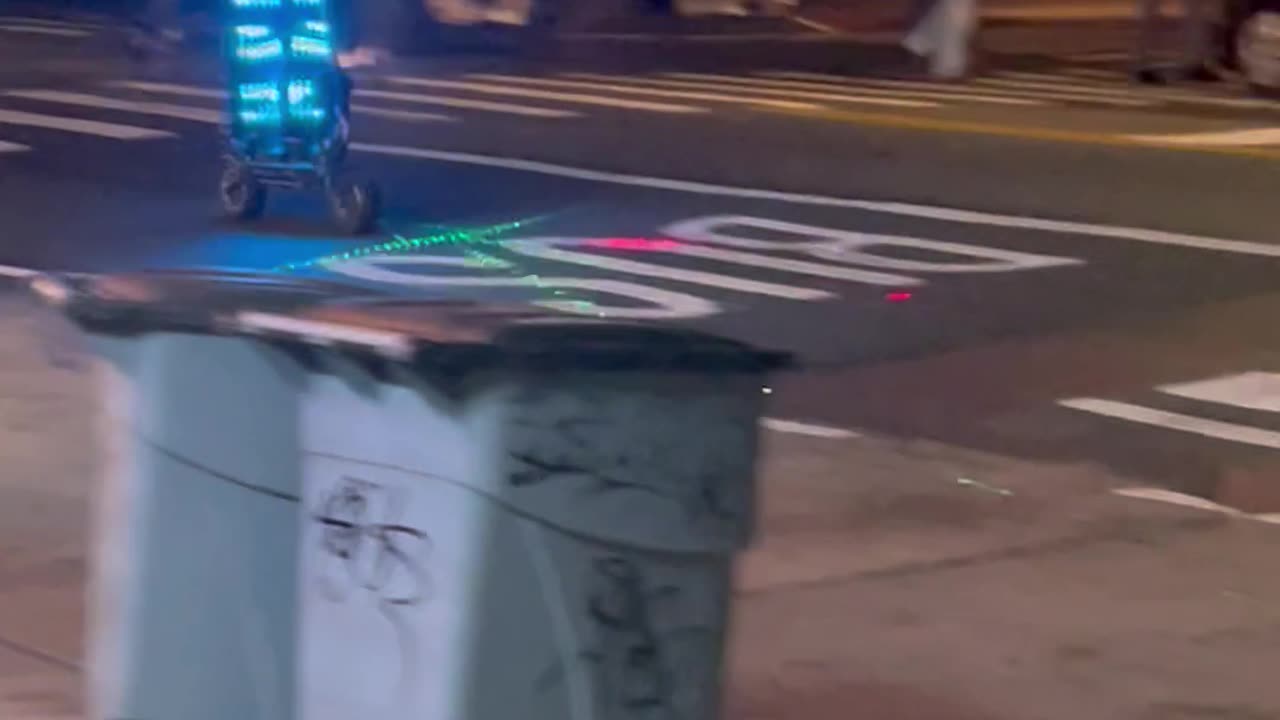 Glowing Guy Scooters By