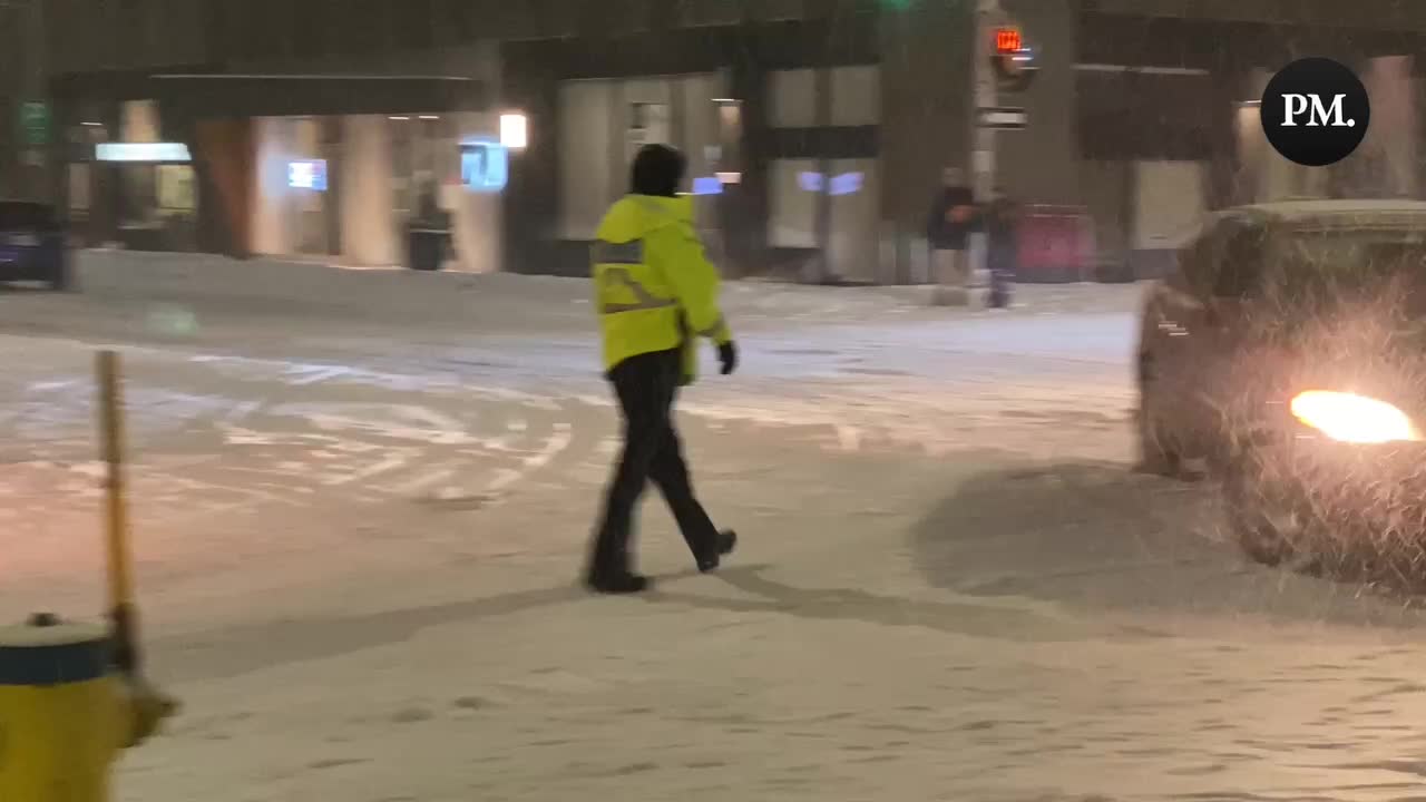 Police have been checking vehicles entering the vicinity of the freedom protest in Ottawa