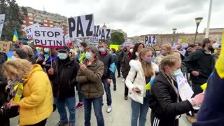 Protesters across the world rally for Ukraine