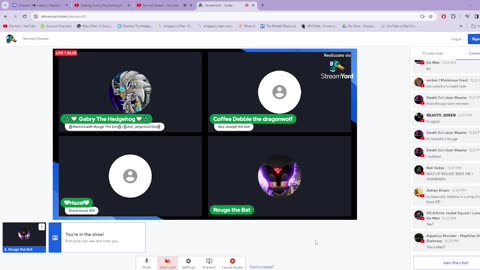 Did a live with Gabry on his channel