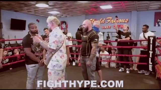 Jake Paul thinking he has an easy win